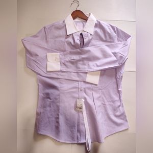 |Brooks brothers| |Button down dress Shirt | |Brand-new with tags| Light Purple|